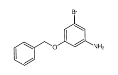 3-bromo-5-phenylmethoxyaniline Structure