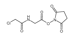 O-hydroxysuccinimidyl N-chloroacetylglycinate结构式