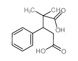 2,2-dimethyl-3-phenylpentanedioic acid (en)Glutaric acid, 2,2-dimethyl-3-phenyl- (en)结构式