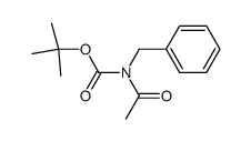 tert-butyl acetyl(benzyl)carbamate结构式