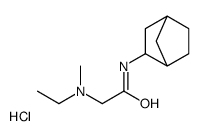 [2-(3-bicyclo[2.2.1]heptanylamino)-2-oxoethyl]-ethyl-methylazanium,chloride结构式