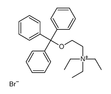 triethyl(2-trityloxyethyl)azanium,bromide结构式