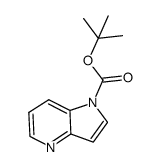 1H-吡咯并[3,2-b]吡啶-1-羧酸叔丁酯结构式
