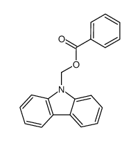 (9-carbazolyl)methyl benzoate结构式