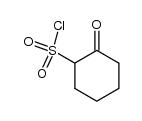 2-oxocyclohexane-1-sulfonyl chloride Structure