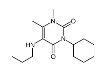 3-cyclohexyl-1,6-dimethyl-5-propylamino-pyrimidine-2,4-dione picture