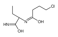 (S)-N-(1-Amino-1-oxobutan-2-yl)-4-chlorobutanamide structure