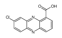 8-chlorophenazine-1-carboxylic acid Structure