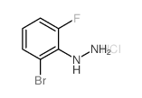(2-溴-6-氟苯基)肼盐酸盐结构式