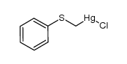 ((phenylthio)methyl)mercury(II) chloride结构式