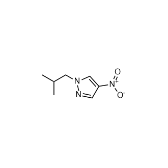 1-Isobutyl-4-nitro-1H-pyrazole Structure