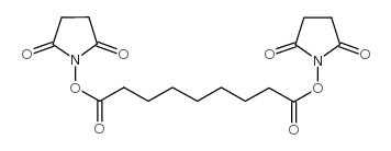 Nonanedioic acid 1,9-bis(2,5-dioxo-1-pyrrolidinyl) ester结构式