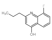 8-FLUORO-2-PROPYL-4-QUINOLINOL Structure