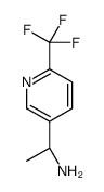 (S)-1-(6-(trifluoromethyl)pyridin-3-yl)ethanamine structure