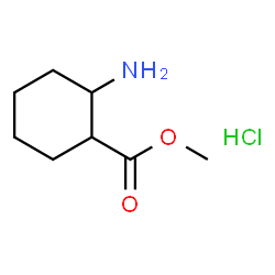 methyl (1R,2R)-rel-2-aminocyclohexane-1-carboxylate hydrochloride Structure
