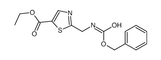 ethyl 2-(phenylmethoxycarbonylaminomethyl)-1,3-thiazole-5-carboxylate Structure