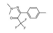 3-(Dimethyl-hydrazono)-1,1,1-trifluoro-3-p-tolyl-propan-2-one Structure