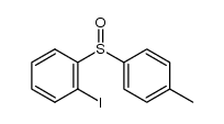 (+/-)-o-Iodophenyl p-tolyl sulfoxide Structure