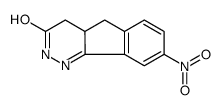 8-nitro-2,4,4a,5-tetrahydroindeno[1,2-c]pyridazin-3-one结构式
