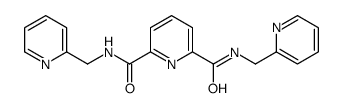 2-N,6-N-bis(pyridin-2-ylmethyl)pyridine-2,6-dicarboxamide结构式