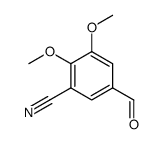 3-cyano-4,5-dimethoxybenzaldehyde结构式