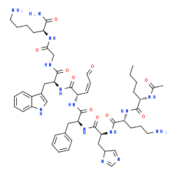 alpha-MSH (4-11)NH2, Ac-Nle(4)-Orn(5)-Glu(8)-结构式