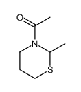 2H-1,3-Thiazine, 3-acetyltetrahydro-2-methyl- (9CI) Structure