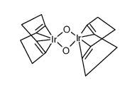 di[(cyclooctadiene)(μ-hydroxido)iridium(I)] Structure