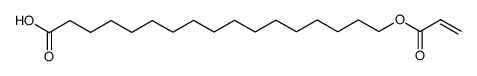 17-acryloxyheptadecanoic acid Structure