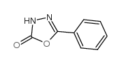 5-苯基-1,3,4-恶二唑-2(3H)-酮结构式