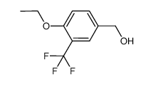 (4-ethoxy-3-(trifluoromethyl)phenyl)methanol结构式