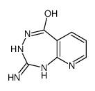 2-amino-3,4-dihydropyrido[2,3-e][1,2,4]triazepin-5-one结构式