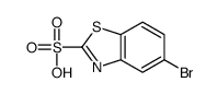 5-Bromobenzothiazole-2-sulfonic acid Structure