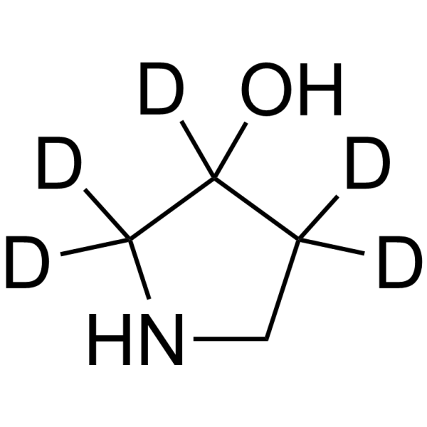 Pyrrolidin-3-ol-d5 Structure