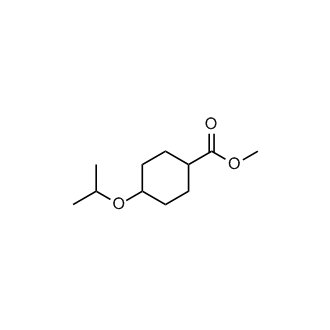4-异丙氧基环己烷甲酸甲酯结构式
