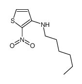 N-hexyl-2-nitrothiophen-3-amine Structure