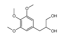 3-(3,4,5-trimethoxyphenyl)propane-1,2-diol结构式