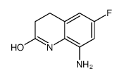 8-amino-6-fluoro-3,4-dihydro-2(1H)-quinolinone(SALTDATA: FREE)结构式