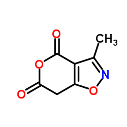 4H-Pyrano[3,4-d]isoxazole-4,6(7H)-dione,3-methyl-(9CI)结构式