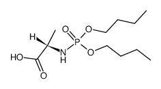 N-dibutyloxyphosphoryl-Ala Structure