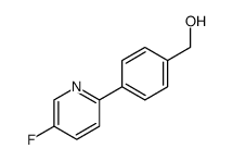 (4-(5-氟吡啶-2-基)苯基)甲醇结构式