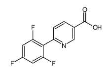 6-(2,4,6-trifluorophenyl)pyridine-3-carboxylic acid Structure