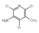 2,4,6-三溴-5-甲基吡啶-3-胺结构式