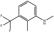 Methyl-(2-methyl-3-trifluoromethyl-phenyl)-amine Structure