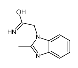 (9ci)-2-甲基-1H-苯并咪唑-1-乙酰胺结构式