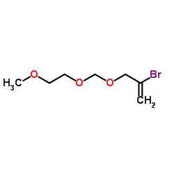 2-Bromo-3-[(2-methoxyethoxy)methoxy]-1-propene结构式