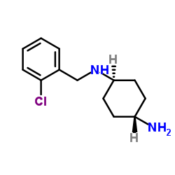 (1R,4R)-N-(2-Chloro-benzyl)-cyclohexane-1,4-diamine结构式