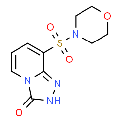 8-(Morpholin-4-ylsulfonyl)[1,2,4]triazolo[4,3-a]pyridin-3(2H)-one Structure