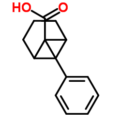 7-PHENYL-TRICYCLO[4.1.0.0(2,7)]HEPTANE-1-CARBOXYLIC ACID结构式
