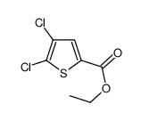 Ethyl 4,5-dichlorothiophene-2-carboxylate结构式